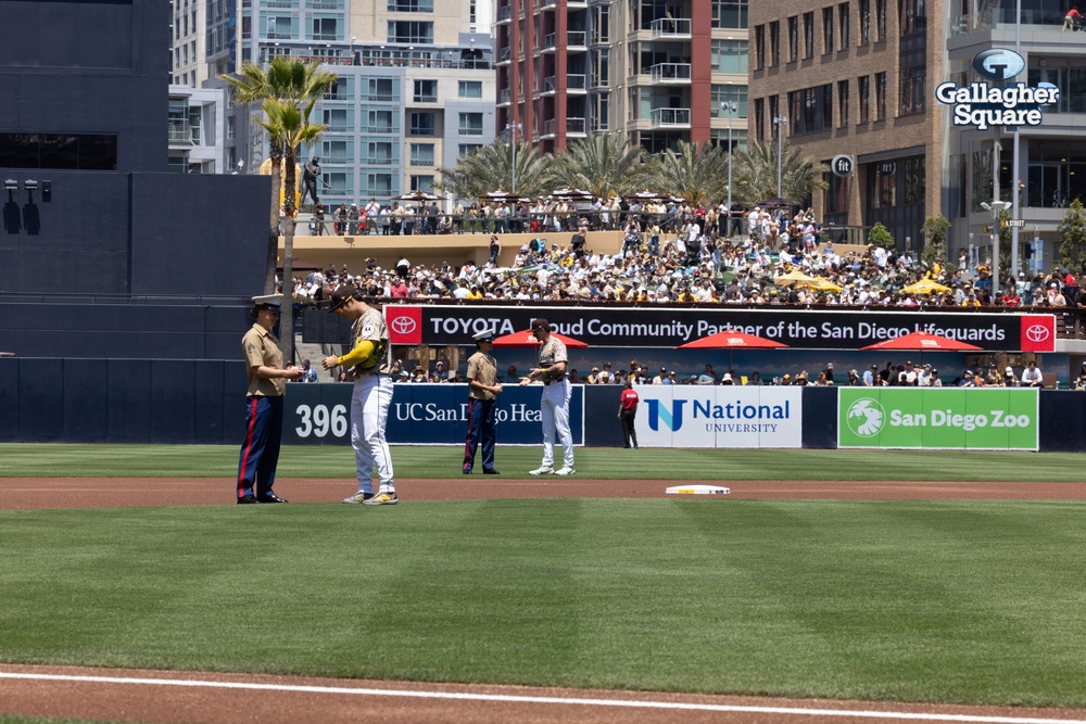 Padres Flyover - Salute to Women in the Military