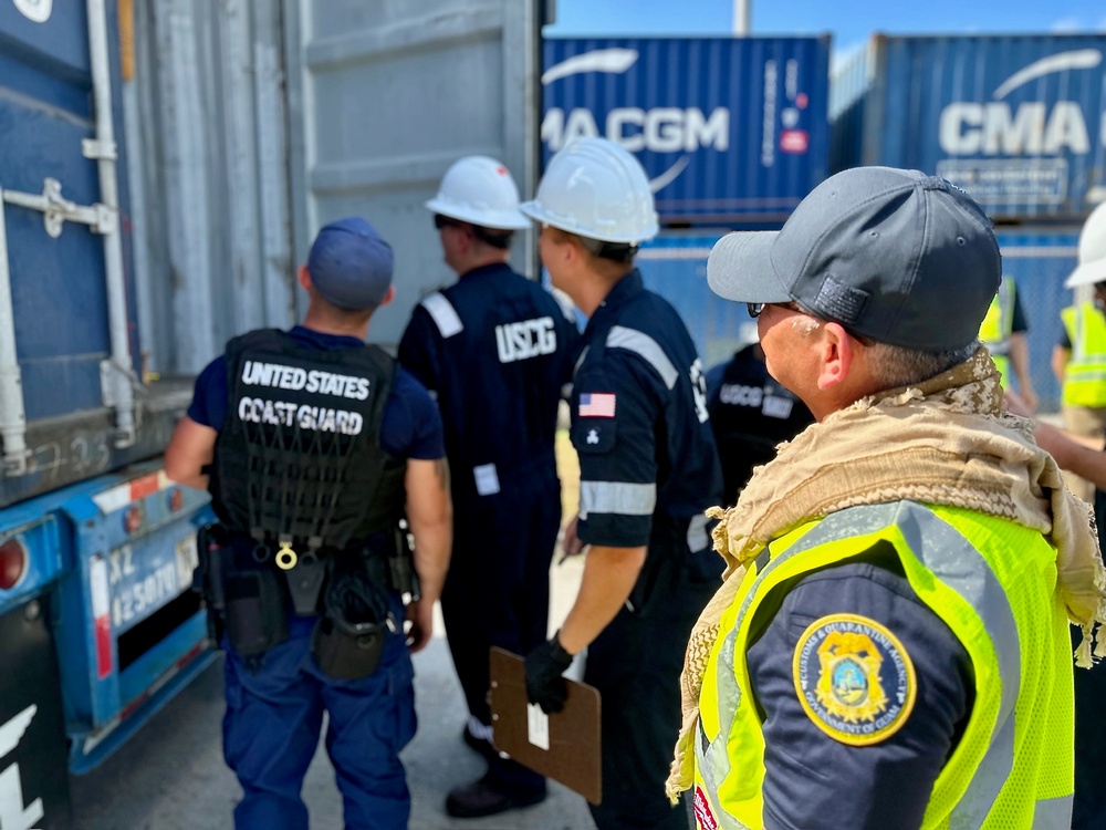U.S. Coast Guard partners with local agencies for MASFO at Port of Guam
