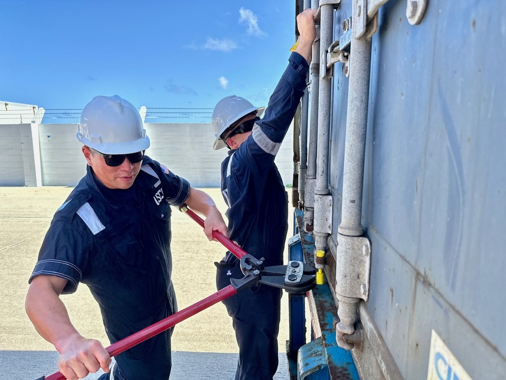 U.S. Coast Guard partners with local agencies for MASFO at Port of Guam