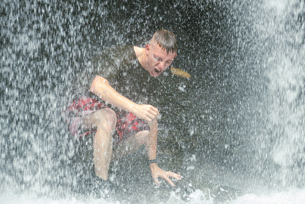 DVIDS - Images - Camp Schwab Marines clean up Ta-taki waterfall | Earth ...