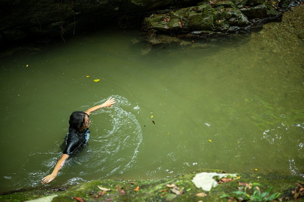 Camp Schwab Marines clean up Ta-taki waterfall | Earth Day 2024