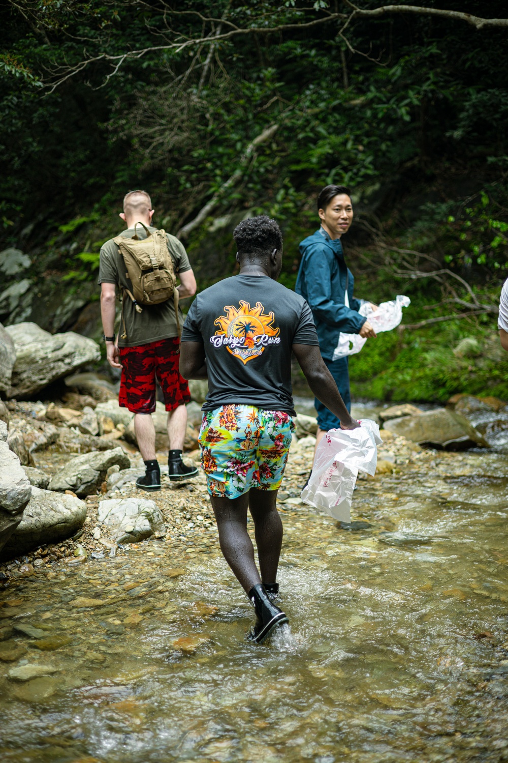 Camp Schwab Marines clean up Ta-taki waterfall | Earth Day 2024