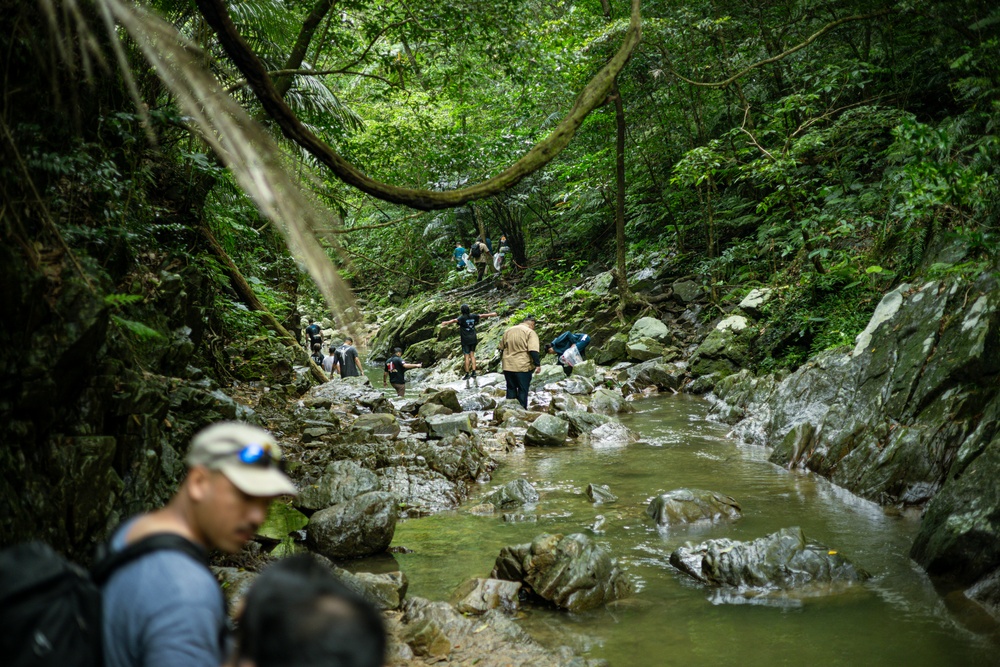 Camp Schwab Marines clean up Ta-taki waterfall | Earth Day 2024