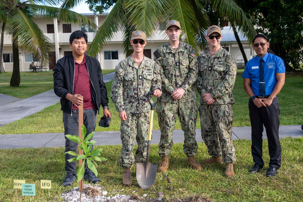 NSF Diego Garcia Environmental Hosts Tree-Planting Ceremony