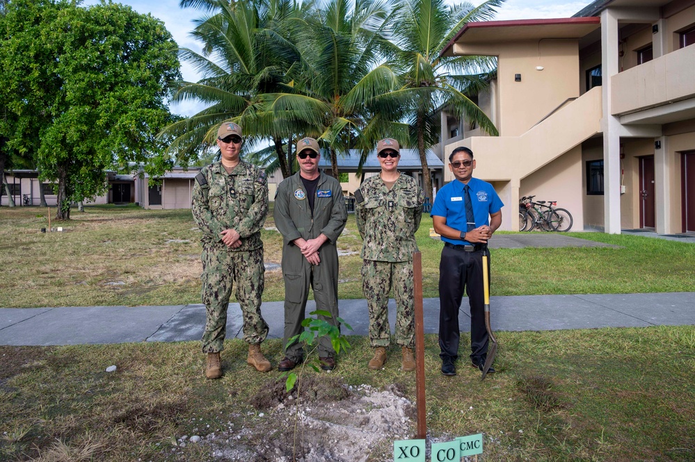 NSF Diego Garcia Environmental Hosts Tree-Planting Ceremony