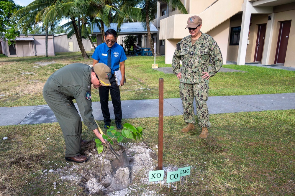 NSF Diego Garcia Environmental Hosts Tree-Planting Ceremony