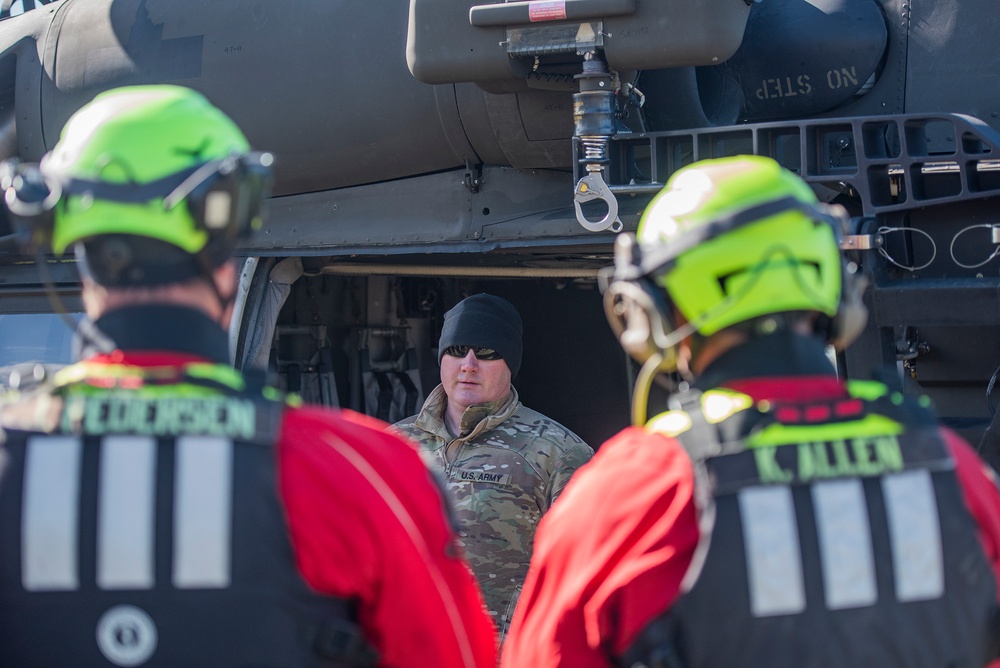 Guardsmen, firefighters train for real-world flood emergencies