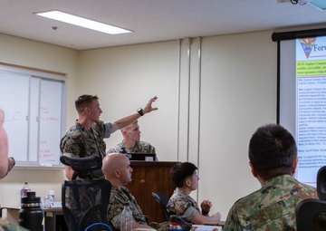 MWSS-172 discusses engineering capabilities with JGSDF 15th Brigade