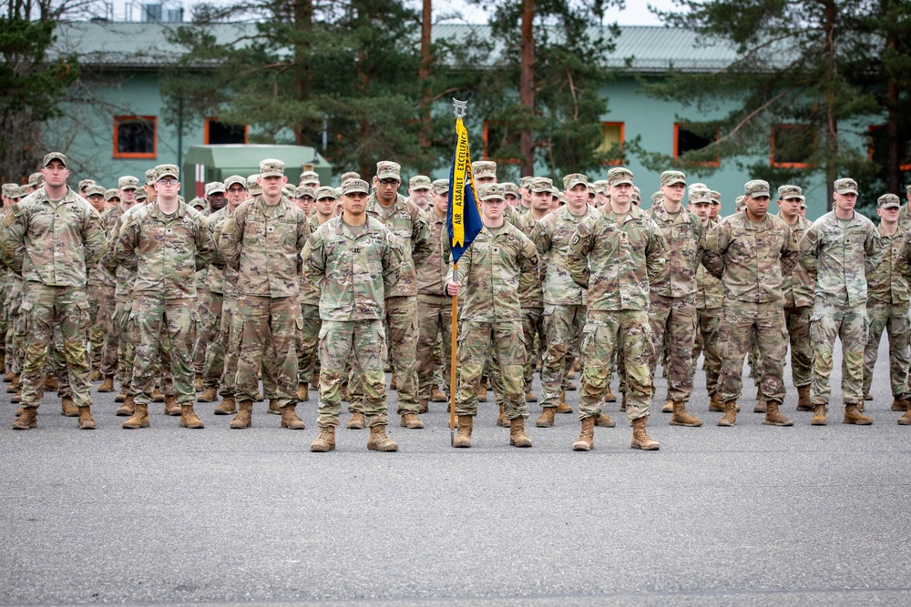 1st Bn., 187th IN receives NATO Kaitsel Commemorative Medal  for service in Estonia.