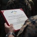 12th MLR Sergeant Major Awarded Navy and Marine Corps Commendation Medal for Life Saving Actions
