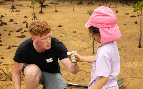 Marines join local Okinawa communities for cleanup | Earth Day 2024