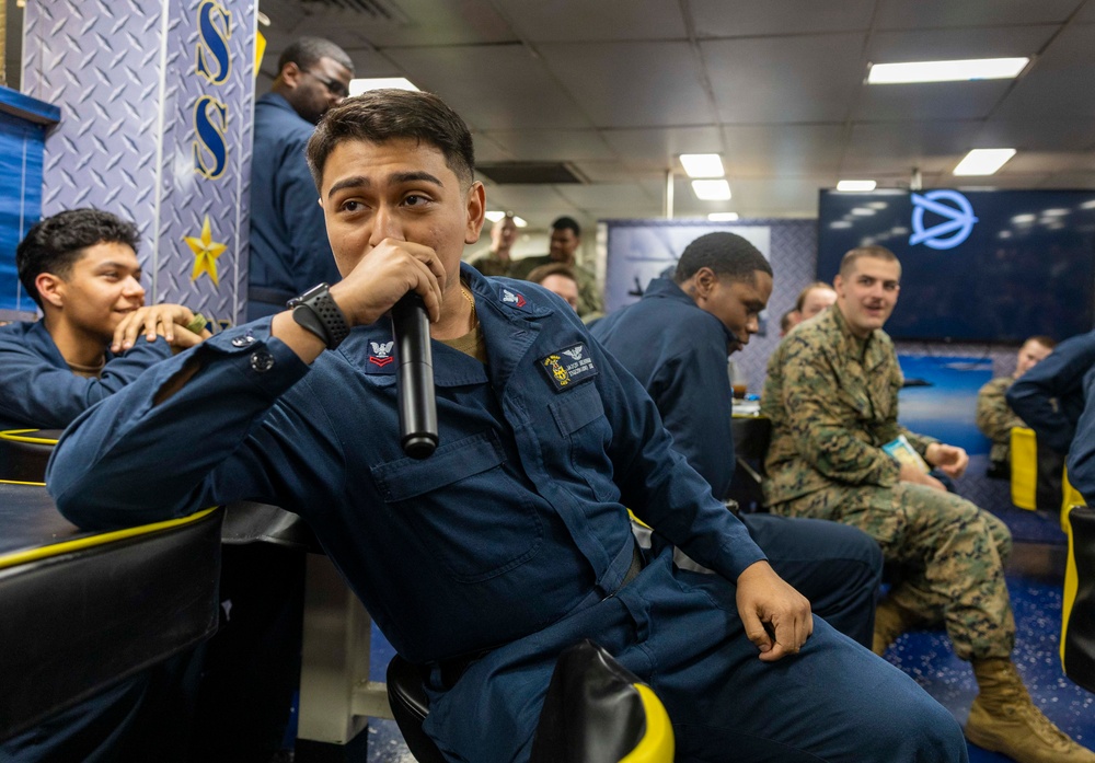 Karaoke Night Aboard Wasp