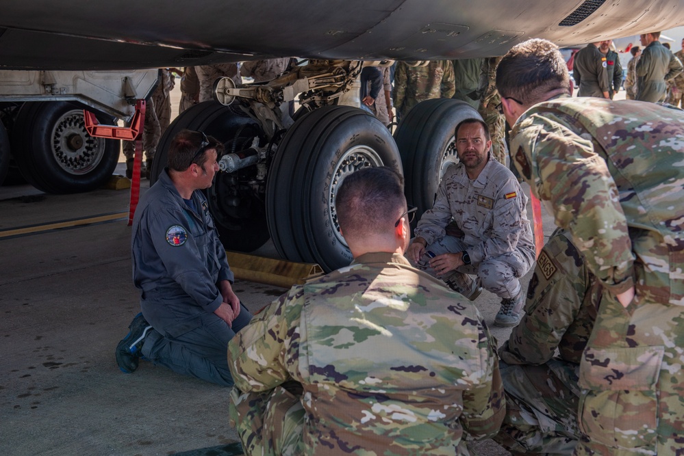 496 ABS, Spanish Air Force tour Dyess B-1B