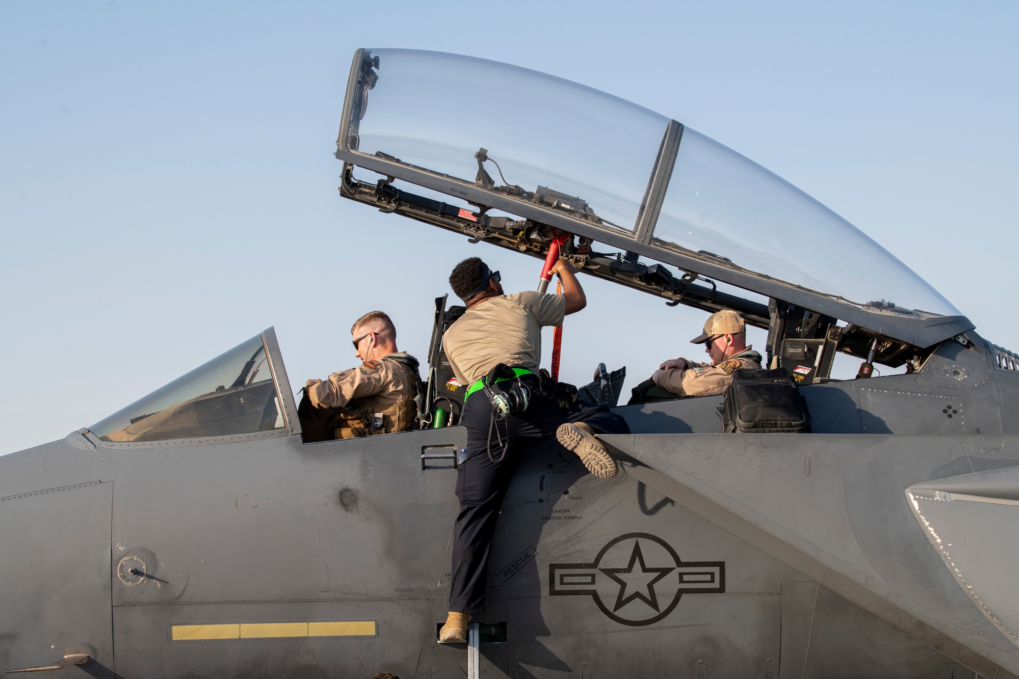 DVIDS - Images - F-15Es Arrive for Desert Flag 2024 [Image 14 of 18]