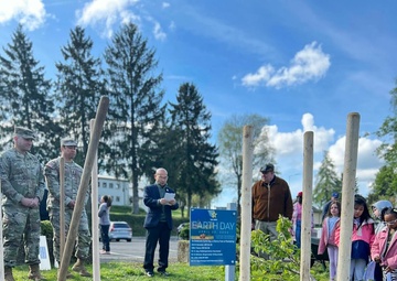 ‘Sustain the Mission, Secure the Future’: USAG Rheinland-Pfalz honors Earth Day with tree planting event at Smith Barracks