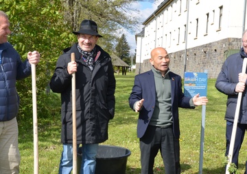 ‘Sustain the Mission, Secure the Future’: USAG Rheinland-Pfalz honors Earth Day with tree planting event at Smith Barracks