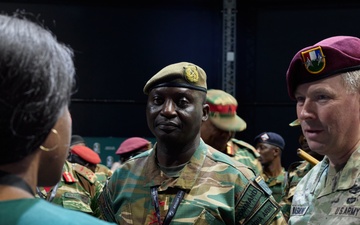 US, African partner nation leadership tour the facilities of the African Land Forces Summit 2024