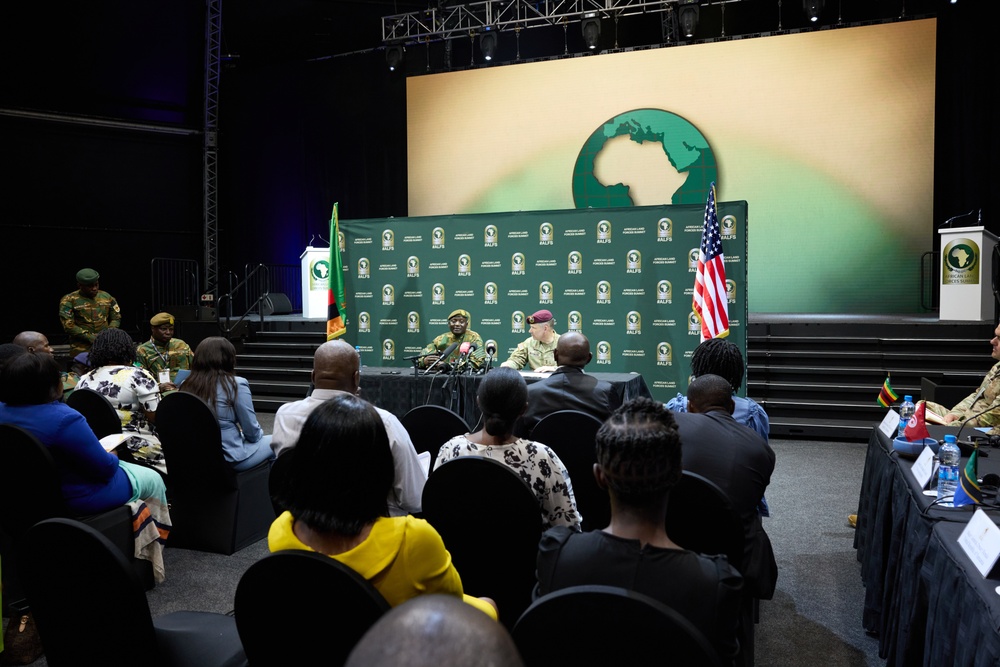 US, Zambia conduct a press conference at the African Land Forces Summit 2024