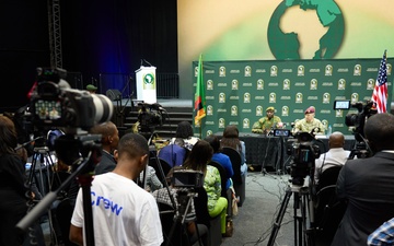 US, Zambia conduct a press conference at the African Land Forces Summit 2024