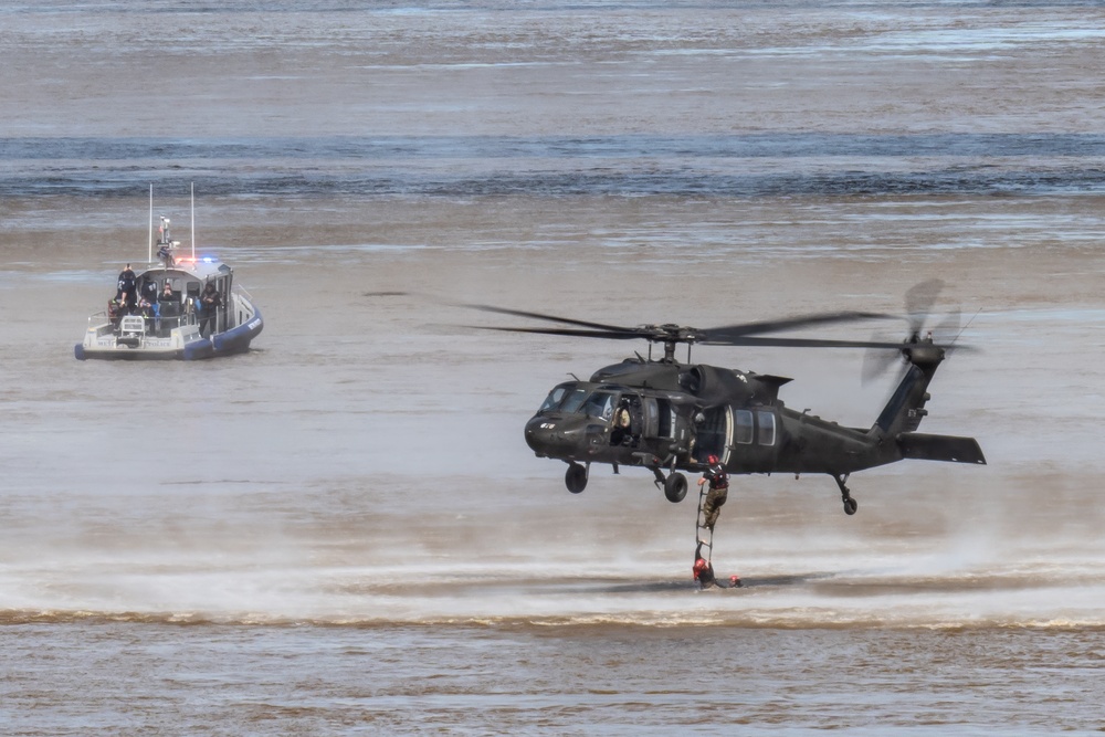 Thunder air show features dozens of military aircraft