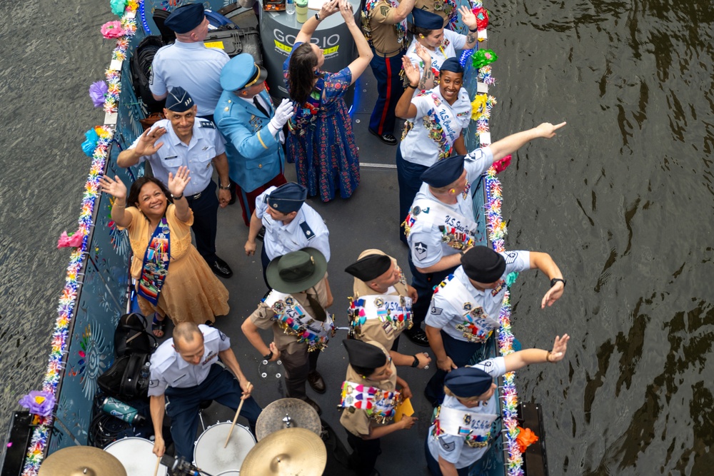 2024 Fiesta Pilgrimage to the Alamo and Texas Cavaliers River parade