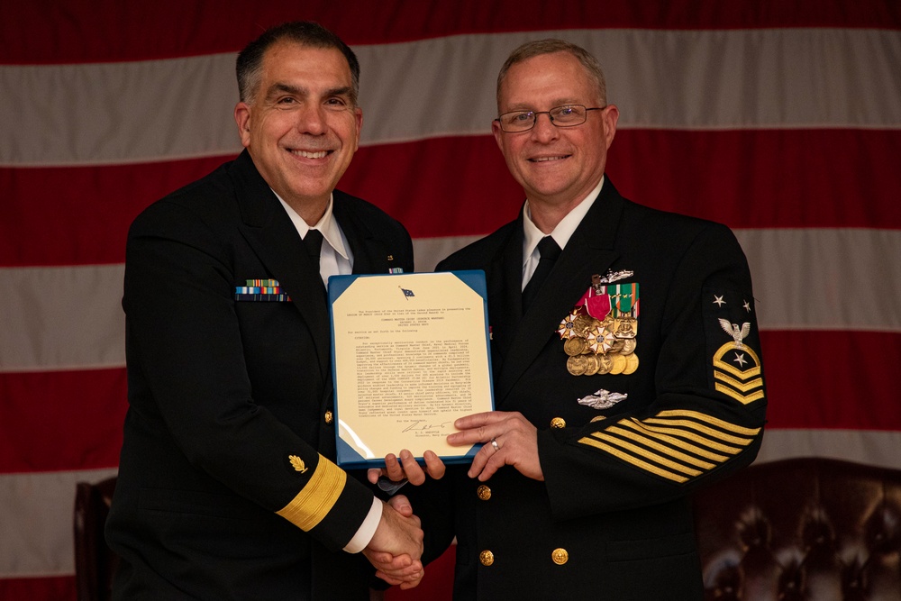 Naval Medical Forces Atlantic Command Master Chief Retires After 31 Years of Service