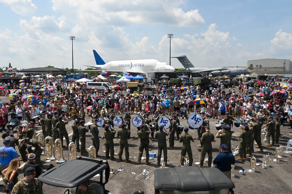 U.S. Air Force Academy Drum and Bugle Corps performance