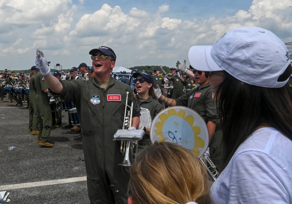 U.S. Air Force Academy Drum and Bugle Corps performance