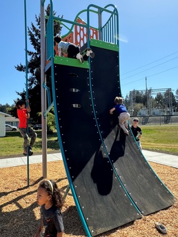 JBLM elevates playtime with new challenge course playground