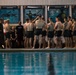 U.S. Marines Compete in a Swimming Event During the 2024 Fittest Instructor Competition