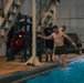 U.S. Marines Compete in a Swimming Event During the 2024 Fittest Instructor Competition