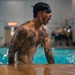 U.S. Marines Compete in a Swimming Event During the 2024 Fittest Instructor Competition