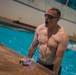 U.S. Marines Compete in a Swimming Event During the 2024 Fittest Instructor Competition