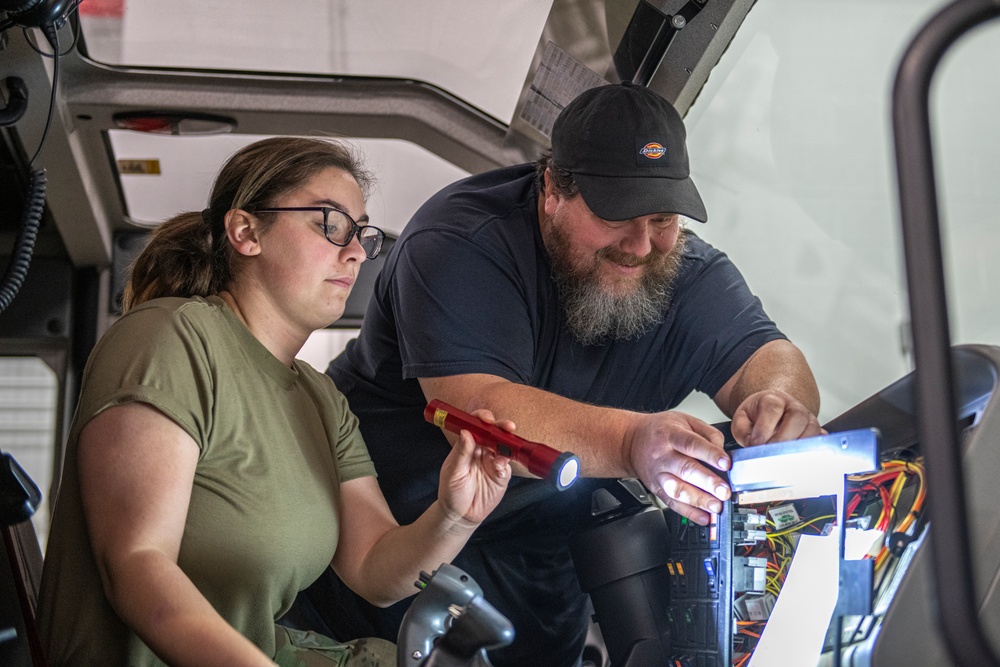 180FW Vehicle Maintenance Training Exercise