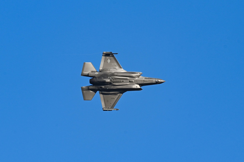 F-35A Lightning II returns from sortie