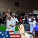 Naval Medical Forces Support Command, USS San Antonio participate in Texas Cavaliers River Parade during Fiesta