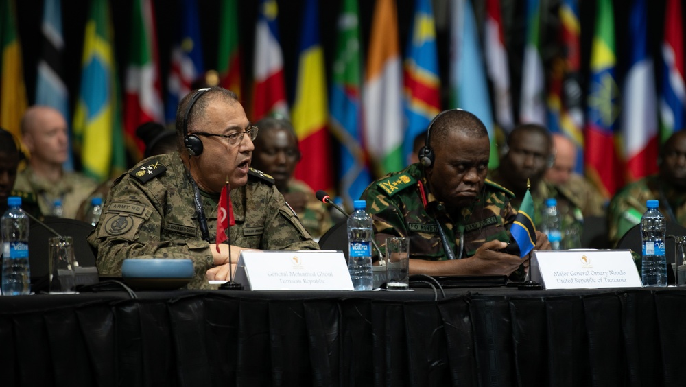 African Land Forces Summit hosts plenary session on Human Trafficking and Migration Impacts on Security