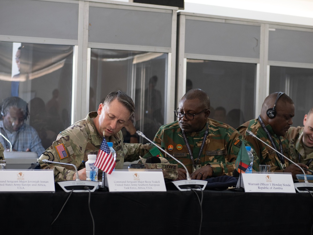 Senior Enlisted Leader Forum begins at African Land Forces Summit 2024