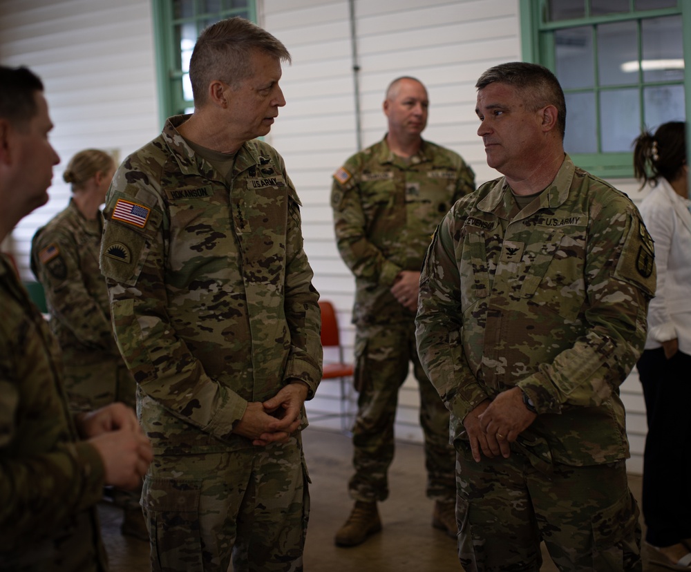 Chief of the National Guard Bureau visits with Alabama National Guard leadership, Soldiers, and foreign partners