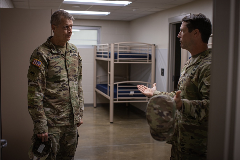 Chief of the National Guard Bureau visits with Alabama National Guard leadership, Soldiers, and foreign partners