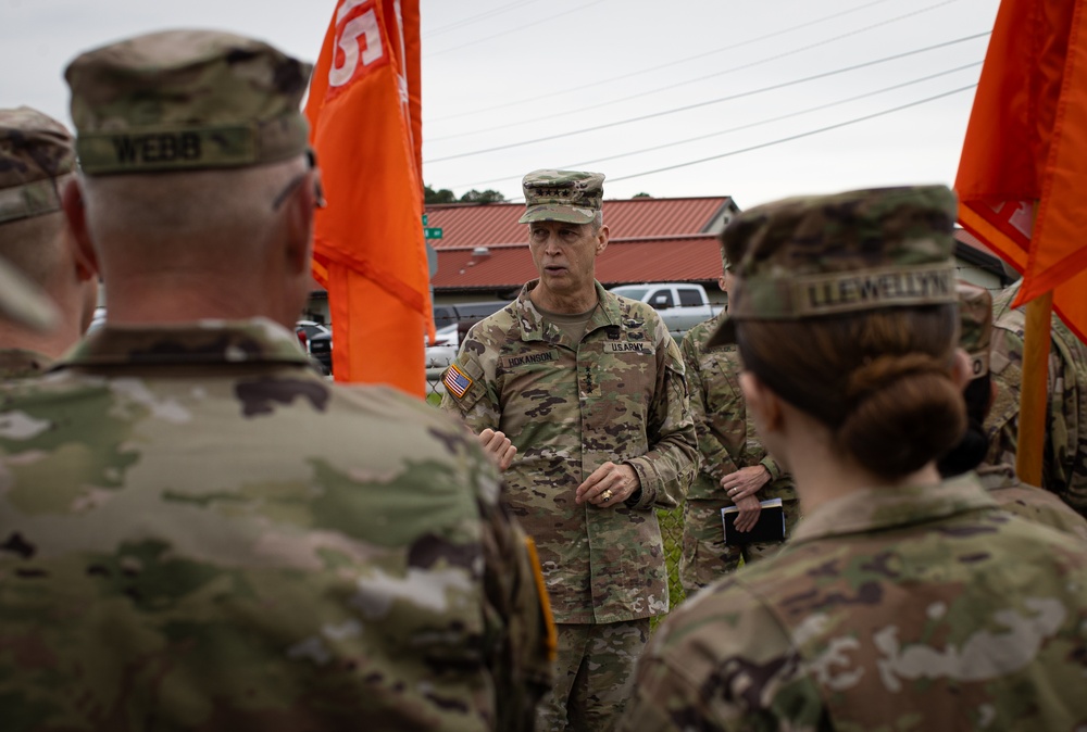 Chief of the National Guard Bureau visits with Alabama National Guard leadership, Soldiers, and foreign partners