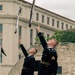The U.S. Army Drill Team attends Army Day at the Alamo