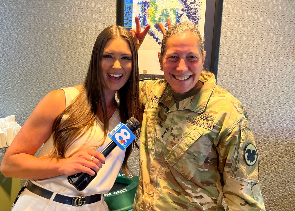 CAR tosses first pitch at Tampa Bay Rays honors Army Reserve's 116th birthday