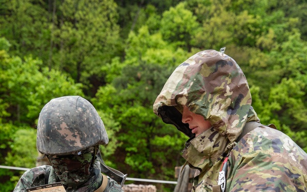 U.S., ROK Soldiers Conduct E3B On the DMZ Day Three