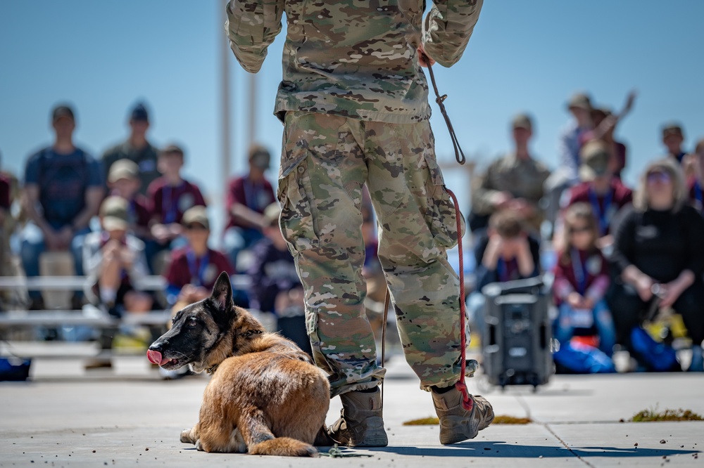 944th FW Operation Reserve Kids 2024: Military Working Dog Demonstrations