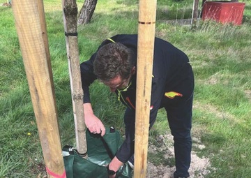 Sustaining Germersheim's Greenery: USAG-Rheinland-Pfalz commits to saving the planet, one tree at a time