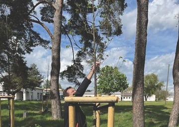 Sustaining Germersheim's Greenery: USAG-Rheinland-Pfalz commits to saving the planet, one tree at a time