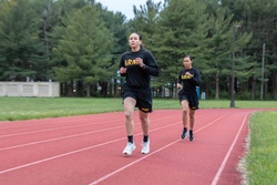 1st Lt. Brainna Mirmina runs an 800 meter sprint time trial [Image 3 of 4]