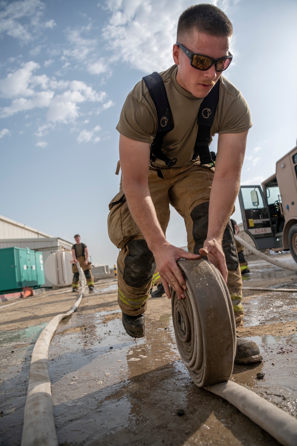 Firefighters Conduct 1410 Drills