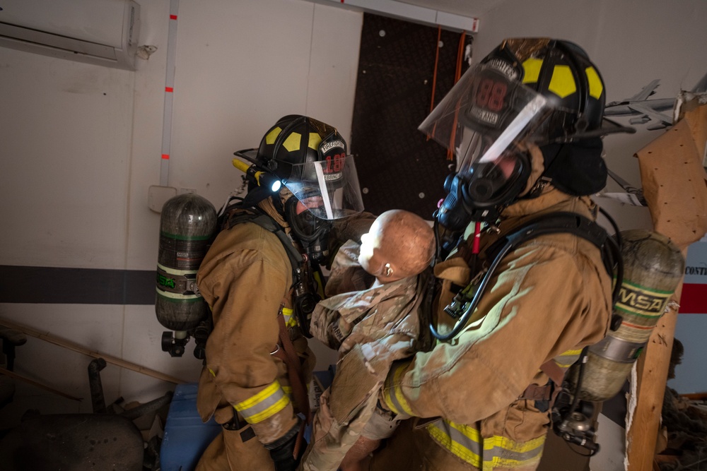 Firefighters Conduct 1410 Drills